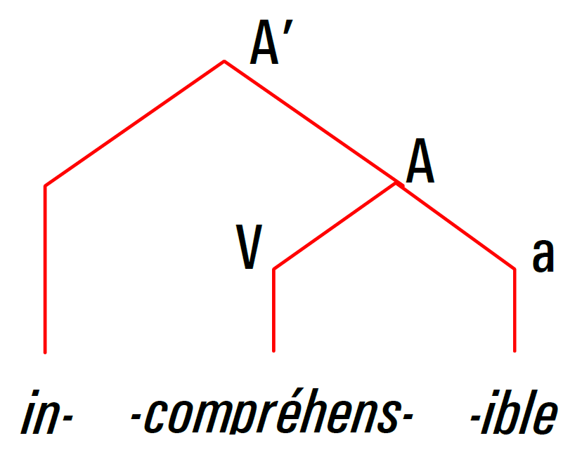 arbre syntagmatique incompréhensible