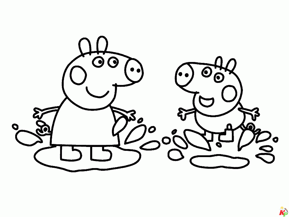 Zoe Zebra In Peppa Pig Coloring Page