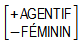 +agentif - féminin