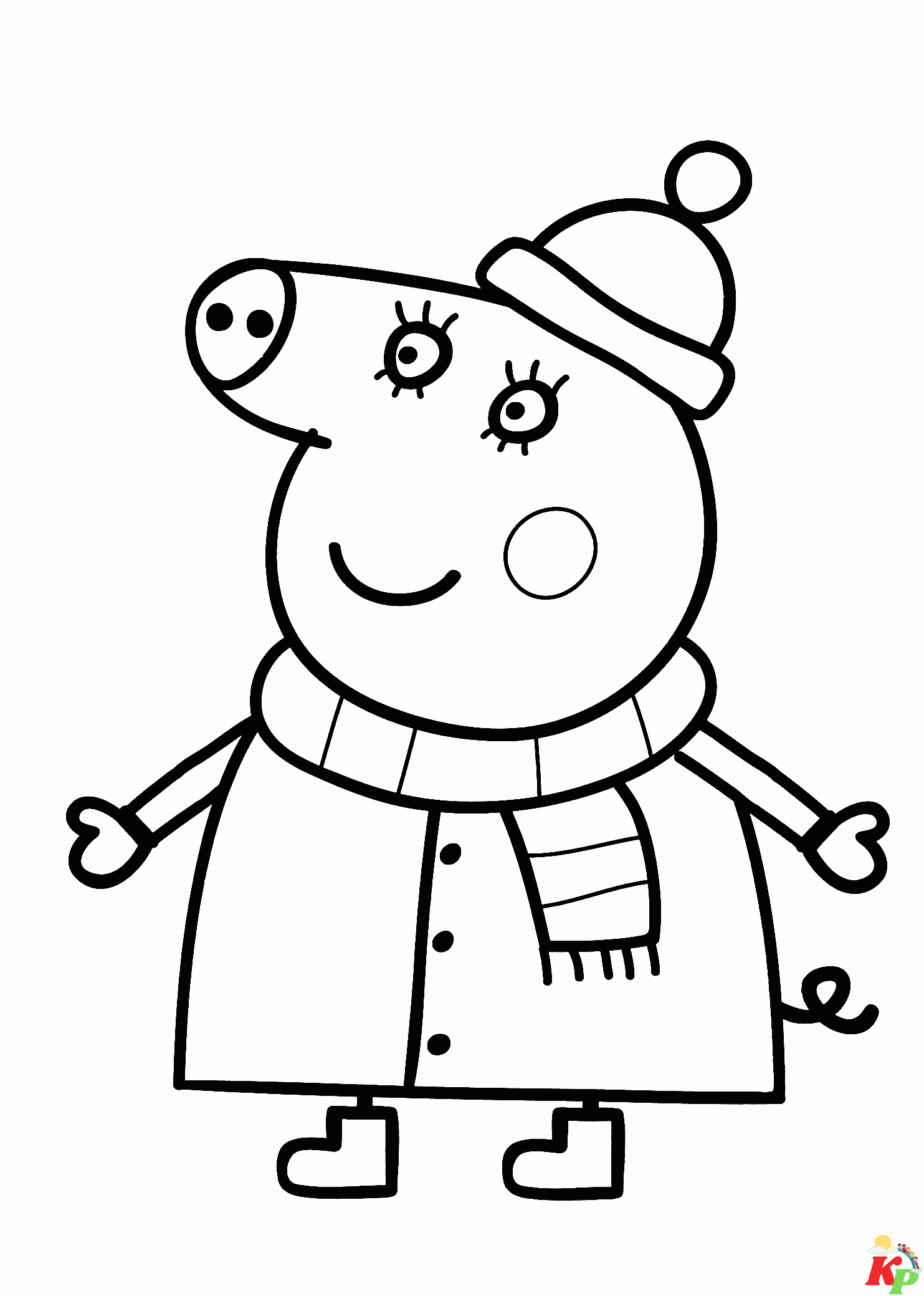 Peppa Pig Coloring Pages is free to download and can be downloaded at -  HedgeDoc